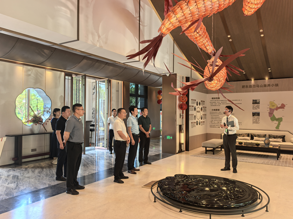 壽縣縣委常委、副縣長(zhǎng)房鯤鵬一行到訪省健康養(yǎng)老公司